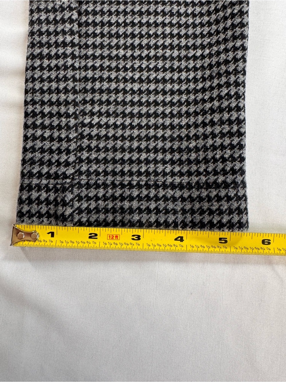 Tahari pull on knit houndstooth pants Petite Medium Business Casual - Picture 3 of 5